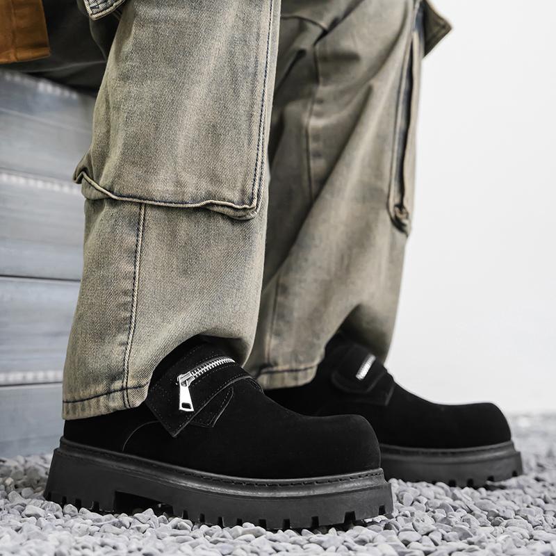 Mens Leather Shoes Autumn Winter Commuting Fashion Casual Comfortable Breathable Simple Fashion Shoes for Men