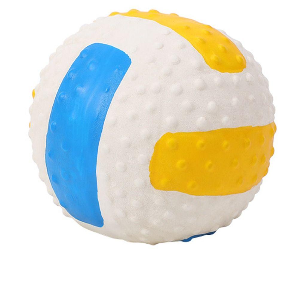 

Интерактивные игрушки для жевания собак Латексные аксессуары для домашних животных Simplicity Puppy Chew Ball Volleyball