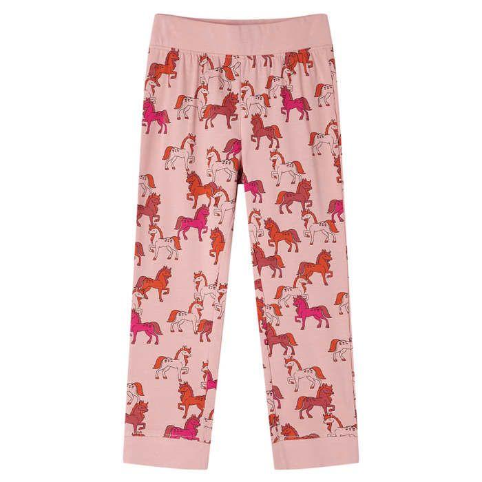 Children's Long-sleeved Pyjamas Light Pink 92/104/116/128/140