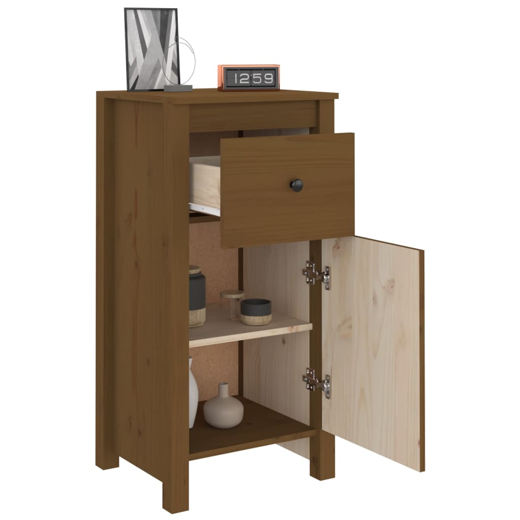 Sideboards 2 pcs. Honey Brown 40 x 35 x 80 cm Solid Pine Wood