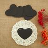 100Pcs Heart Shape Hang Tag DIY Kraft Gift Tags Christmas Decoration Cards Gift Wrapping Paper Labels Scrapbooking Home Supplies