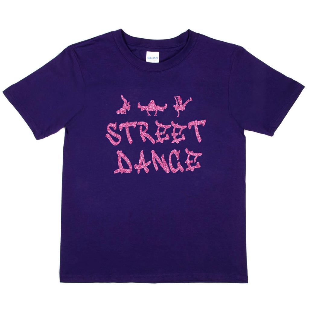 Street Dance Hip Hop Disco Ballet Funny Girls Kids T Shirt Age 1-13