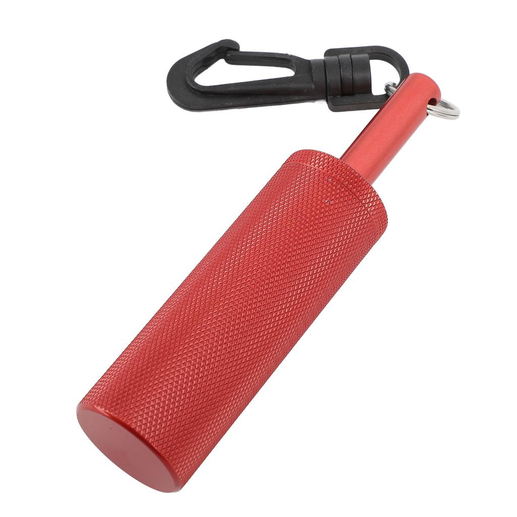 Underwater Shaker Aluminum Anti Slip Texture Steel Balls Included with 360 Degrees  Swivel Hook Signal Bell