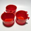 20pcs Hanging Chickens Rabbit Feeders With Hook Plastic Poultry Coop Feeder Water Drinker Feeders Feeder Cage Cups Watering