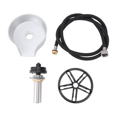 Sink Glass Rinser G1/2 Male Thread Automatic Rotation Cup Washer with Pull Out Spray Head for