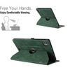Tablet Case For iPad Air 11 (2025)/(2024)/Air (2022)/(2020) Rotating Stand Card Holder Smile Imprinted Microfiber Leather Cover