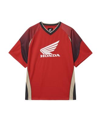 PHYPS MOTORCYCLE Mesh Speed Track Short Sleeve Red