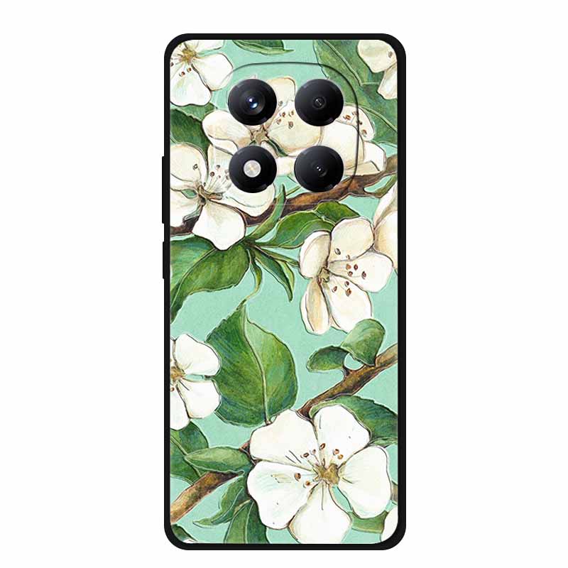 3D Flowers Emboss Fundas For Redmi Note 15 5G (China) Case Soft Silicone Phone Cases For Note 15 5G For China Covers Shell Coque