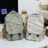 Schoolbag Female Korean Version Junior High School Large Capacity Versatile Male College Student Fashion Trend Ins Style Couple Backpack
