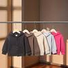 Korean Style Kids' Fleece Sweatshirt - Boys' and Girls' Outerwear