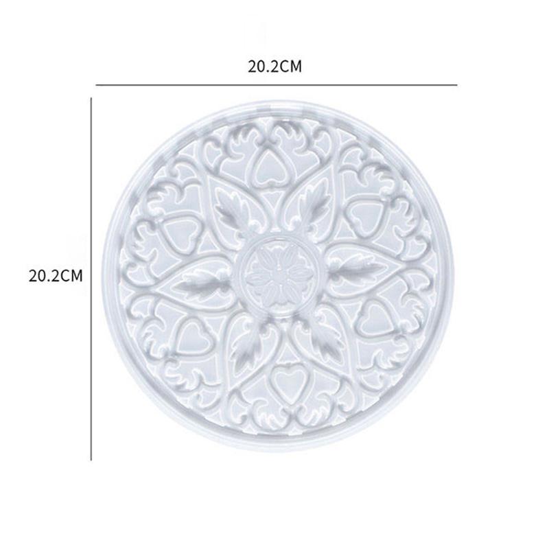 Mould DIY Crystal Resin Hollow Snowflake Heat-Resistant Coaster Mold Snowflake Hanging Ornament Christmas Series Silicone Molds