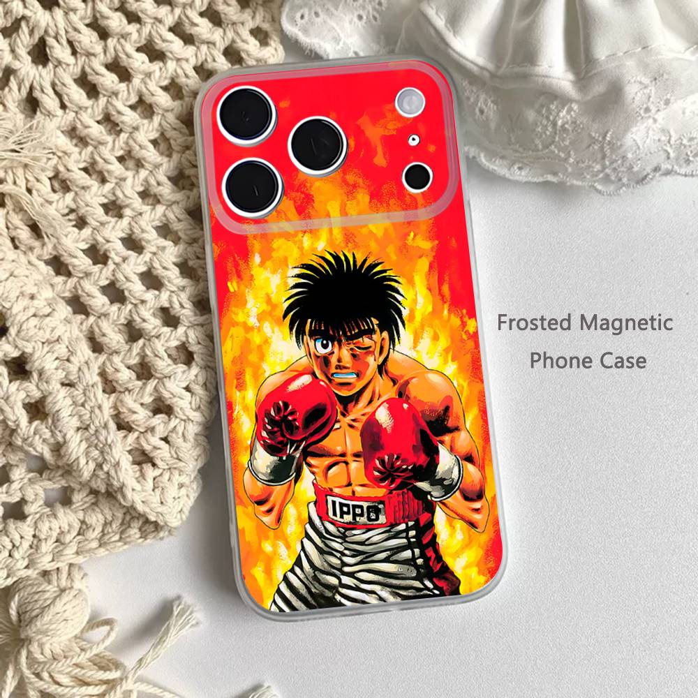 

Hajime no I-Ippo Makunouchi Phone Case For iPhone 17,16,15,14,13,12,11 Pro,Max,Plus,Mini,Air,E Magnetic Frosted Clear iPhone13