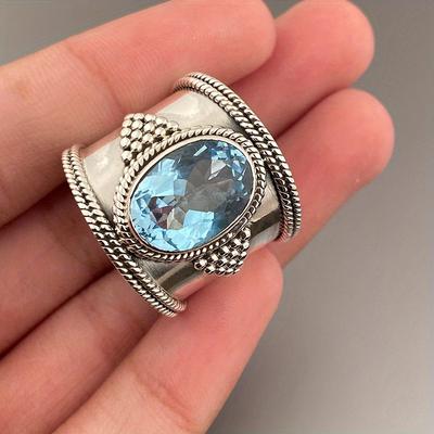 1Pc Retro Ring Exaggerated Fashion Accessories Fashion Design Ring