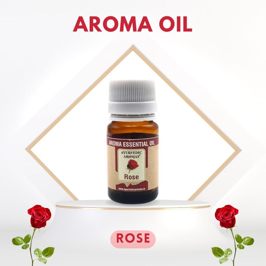 Ayurvedic Aromas Rose Diffuser Aroma Oil for Aromatherapy Diffuser, 10ml