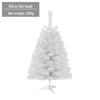 LED Luminous White Christmas Tree with Encrypted PVC and Bullet Head Design