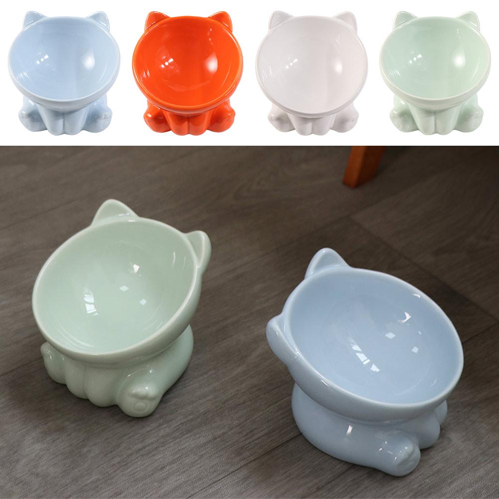 Cervical Drinking Eating Cat Food Bowl Pet Supplies Pet Feeding Bowl Water Feeder Container