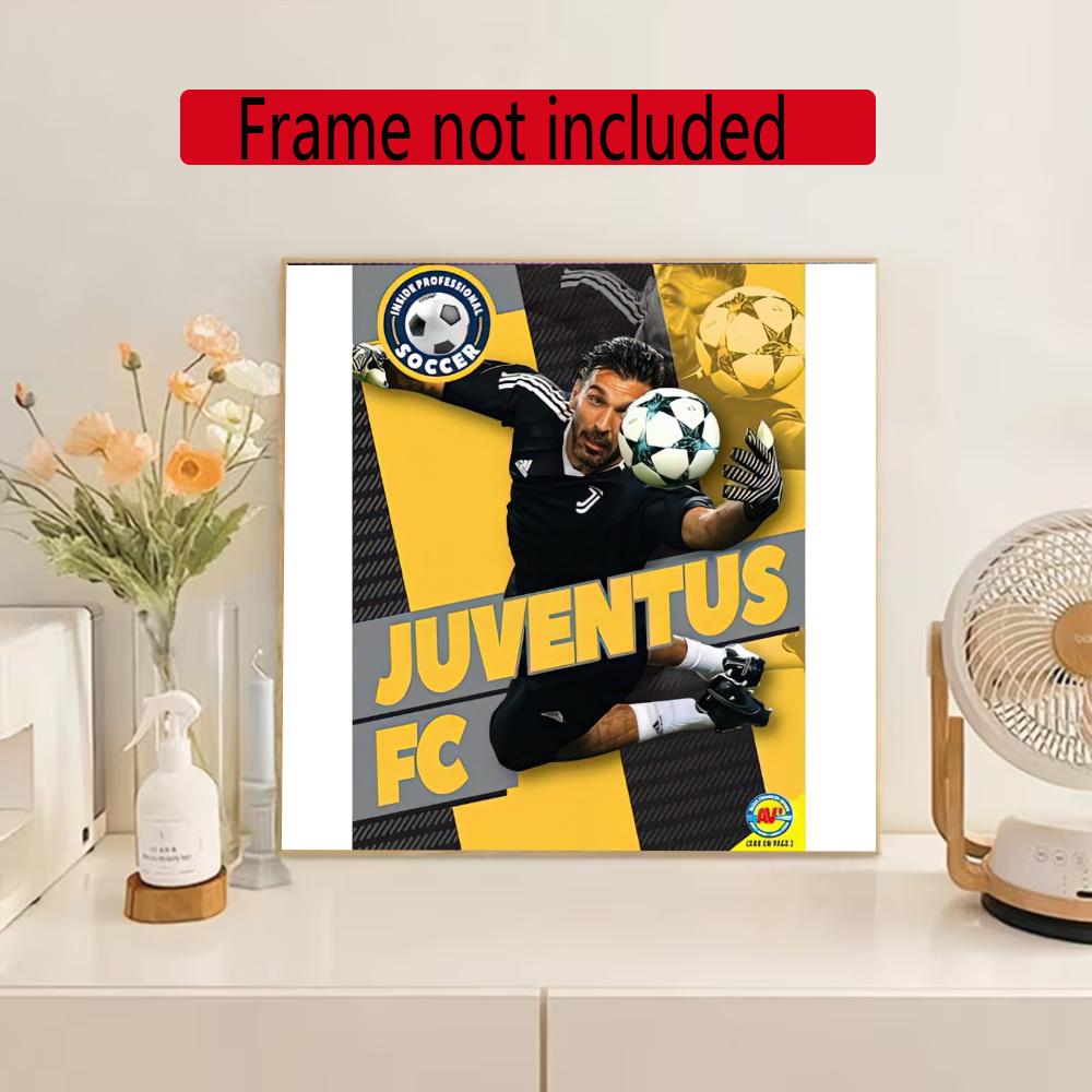 Juventus 5D Diamond Painting Round Diamond Rhinestones Mosaic Diamond Embroidery Wall Paintings Rhinestones Gift Frameless