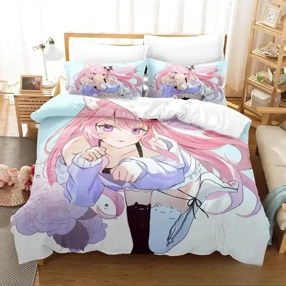 Anime Nyatasha Nyanners Bedding Set For Bedroom Soft Modern Bedspreads Comefortable Kids Duvet Cover Quilt Cover And Pillowcase