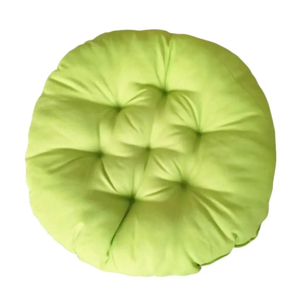 Non-slip Durable Nap Pillow Round Pad Solid Color Thicken Chair Cushion Non-slip Seat Cushion Winter