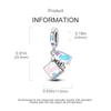 Charms Coppercolorful Cat Lighter Heart-Shaped Beads Fit Charms Plataoriginal Bracelet Beads Women Jewellery Making