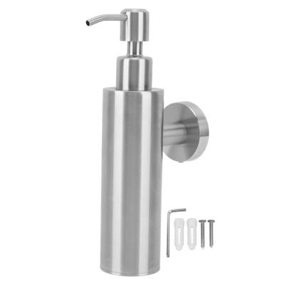 304 Edelstahl Seifenspender Rostfrei Nachfüllbarer Seifenspender Seifenpumpe Flasche für Küche Badezimmer Wand