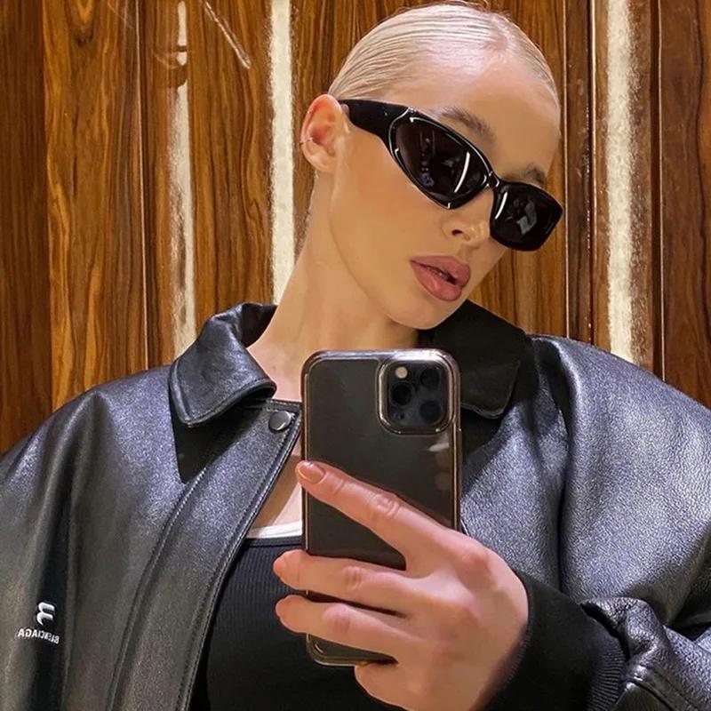 Y2K Sports Punk Sunglasses Women Men Luxury Square Goggle Sun Glasses Colorful Mirror Fashion Eyewear Non Polarized Glasses
