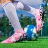 34-46 Men's High-top Football Boots Outdoor Long Spikes Sports Football Boots Large Size Youth Sports Children's Football Boots