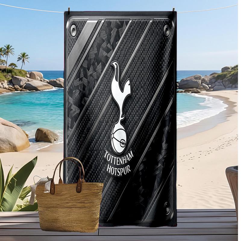 Tottenham Hotspur Printed Beach Towel Quick Dry Soft TowelPortable Large Rectangular Beach Blanket for Travel Swimming Pool