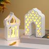Light House Moon Shape Silicone Candle Stand Molds for Epoxy Resin Candle Holder Tealight Holder Gypsum Decoration