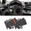 For Toyota RAV4 Yaris (Vitz) 2006-2011 Urban Cruiser Ist Scion xB xD 2008-2014 Perforated Leather Car Steering Wheel Cover Trim