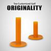 6pcs Versatiles Golf Tees Colorful Plastic Golf Tees Step Down Golf Accecory for Various Playing Conditions