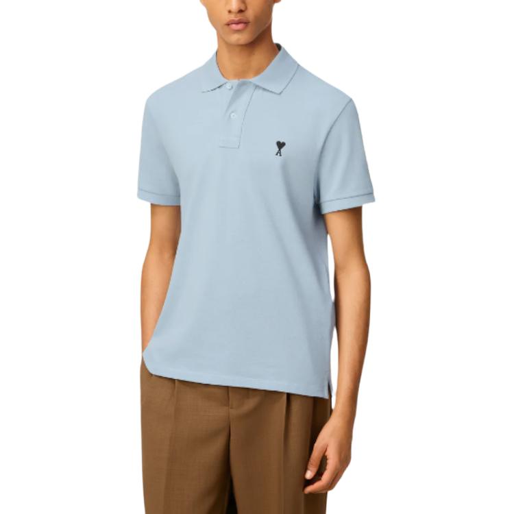 Amiparis Ami de Coeur cotton polo shirt HPL411-760-4506