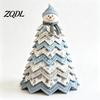 Festive Party Supplies DIY Quilted Christmas Tree Kit, Handmade Fabric Tabletop Decoration, Decorative Wall Accents Holiday Craft Project for