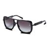 Balmain Original Design Titanium Acetate Pilot Sunglasses Men Sunglasses Black BPS160B5900
