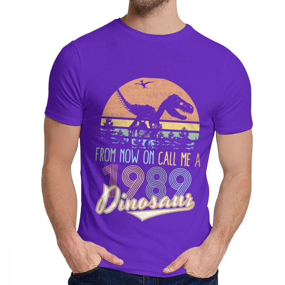 Summer From Now On Call Me A Dinosaur Funny Vintage 1989 30Th Birthday Tee Shirt For