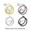 Stainless Steel Double Helix Nose Hoop Ring for Women Creativity Pircing Nariz Tragus Cartilage Ear Piercing Unisex Gift