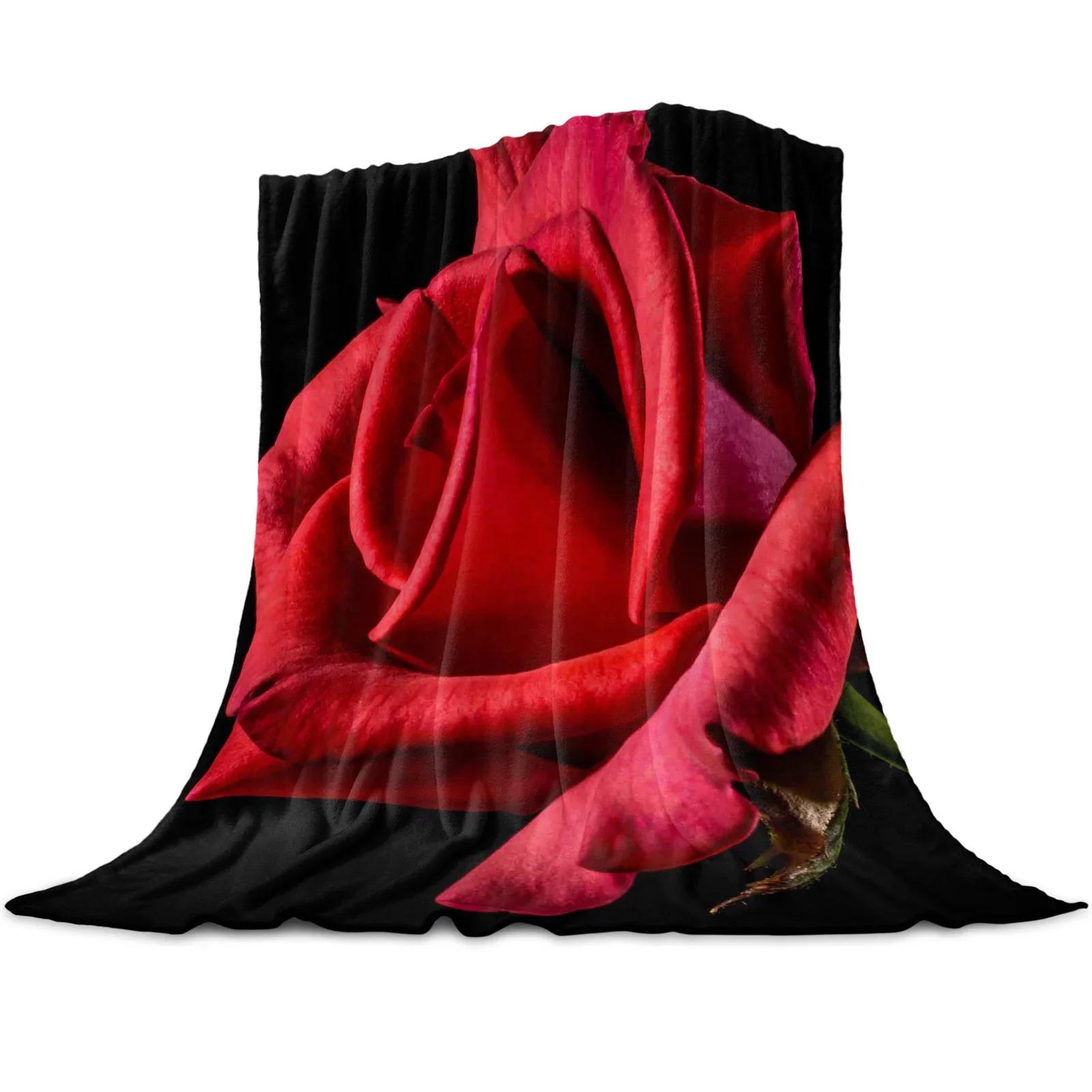 

Rose Flower Fleece Blanket Romantic Retro Rustic Floral Throw Blanket,Gifts for Women Girls,Soft for Sofa Couch Bed Room Travel 80x120cm
