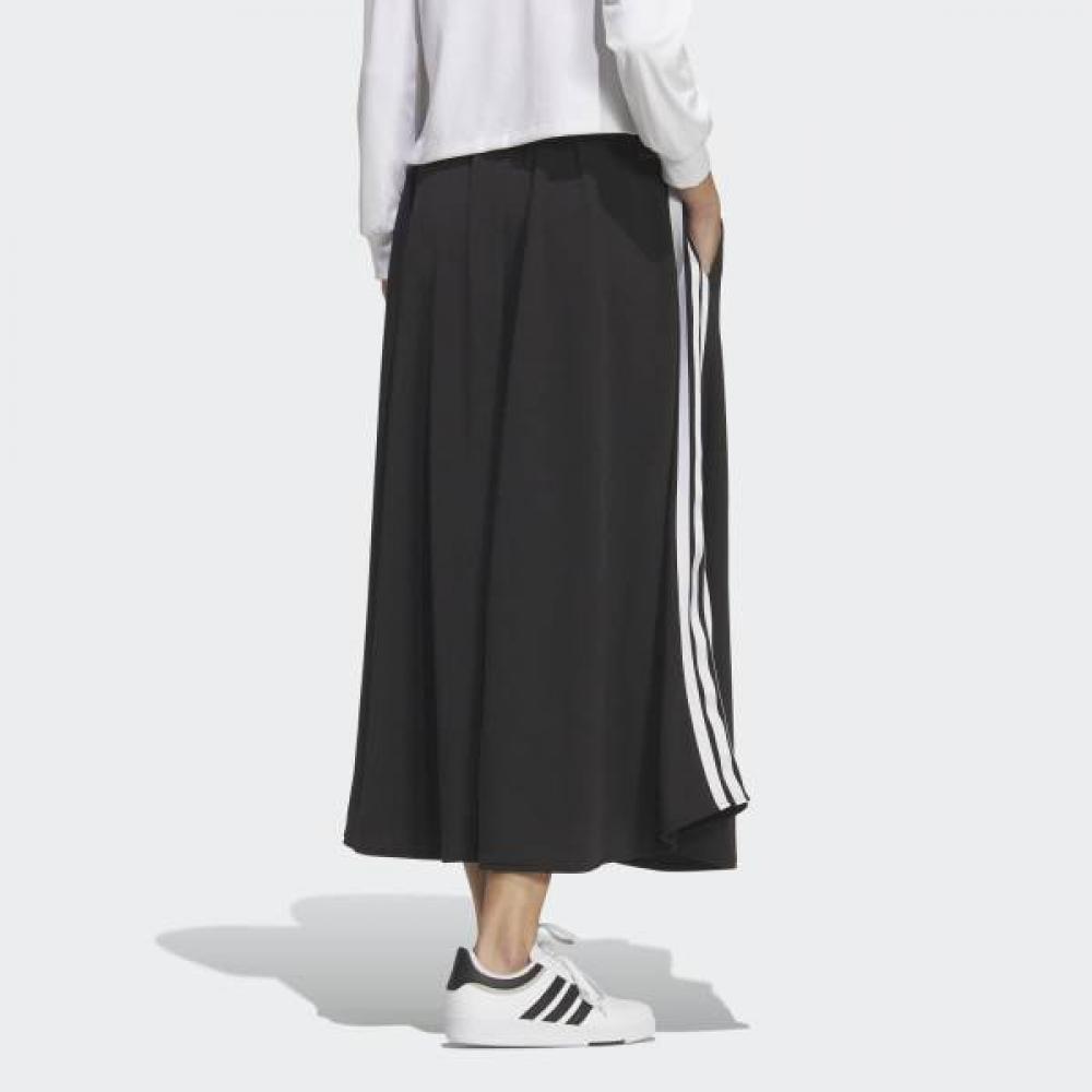 AdidaS Women S 3 Stripe Long Skirt Black
