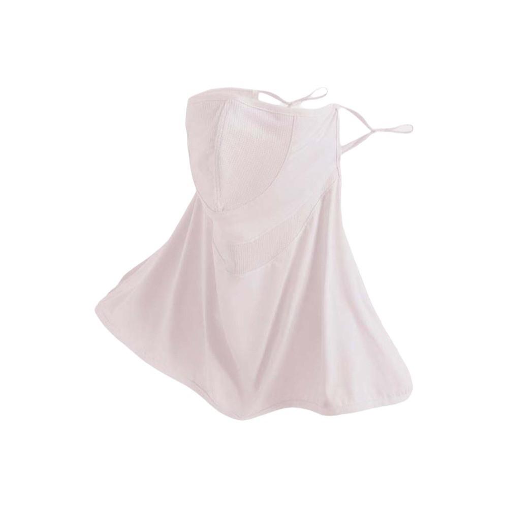 Ice Silk Neck Sunscreen Mask Thin Breathable Sunshade Mask Face Sun Protection  Seaside Vacation