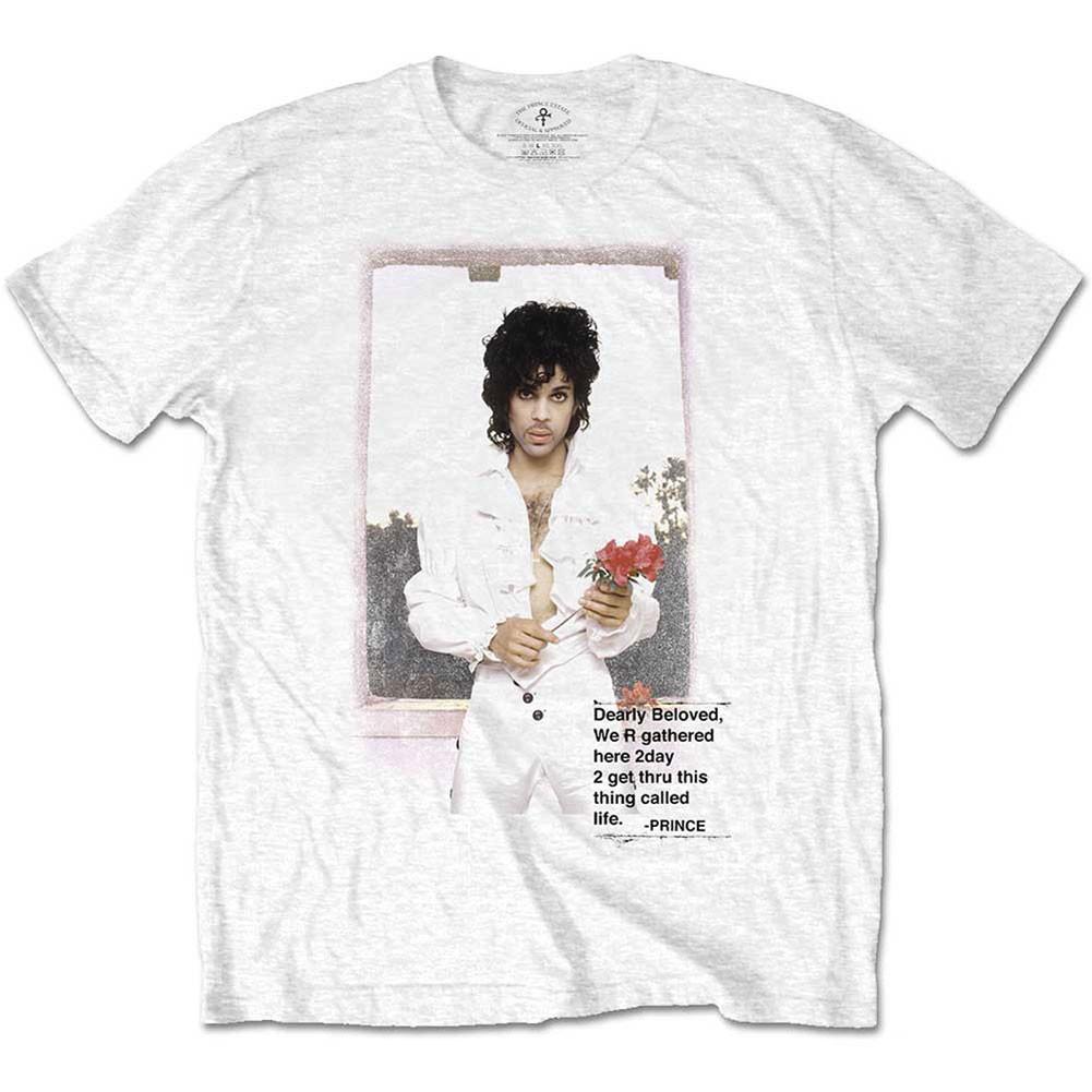 Men s Prince Beautiful Photo Slim Fit T-shirt X-Large White XL