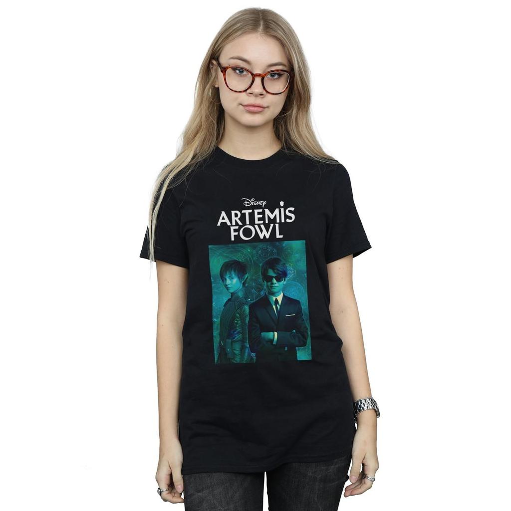 Disney Womens/Ladies Artemis Fowl Holly Photo Cotton Boyfriend T-Shirt
