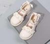 2025 New Korean-Style Girls' Leather Princess Shoes for Spring and Autumn - Soft Sole for Primary School Students