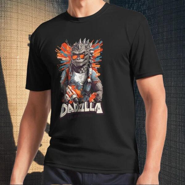 Men s and Women s T-shirts Dadzilla Can Fix Anything. Funny Dad S