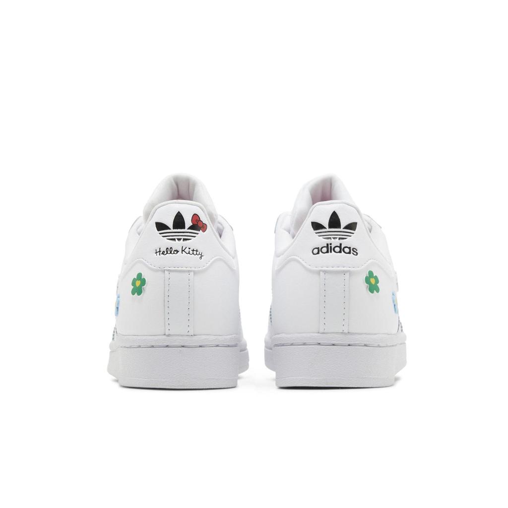adidas Superstar J 'Colorful Florals' (Unisex) Cloud White / Cloud White / Core Black Kids' Skateboarding Shoes ID7279