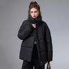 European Winter Stand Collar Cotton Jacket with Belt - Elegant and Versatile Outerwear
