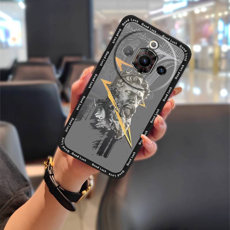 Shockproof Silicone Phone Case For ZTE Nubia Focus Pro 5G TPU Waterproof Graffiti Phone Pouch Anti-knock Full Wrap Cute