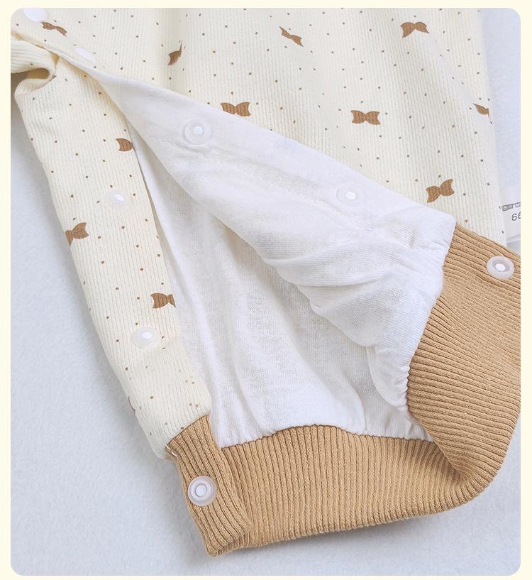 2025 Baby Girl Autumn Romper - Newborn Long Sleeve Onesie for Spring & Autumn Outings