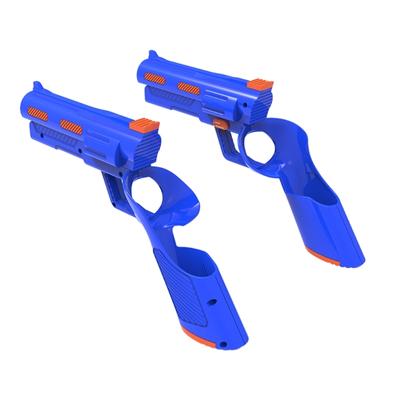 Secure and  ABS Gaming Handle VR Gaming Shooting Grip for Q 3 Virtual Reality Shooting Controller Blue