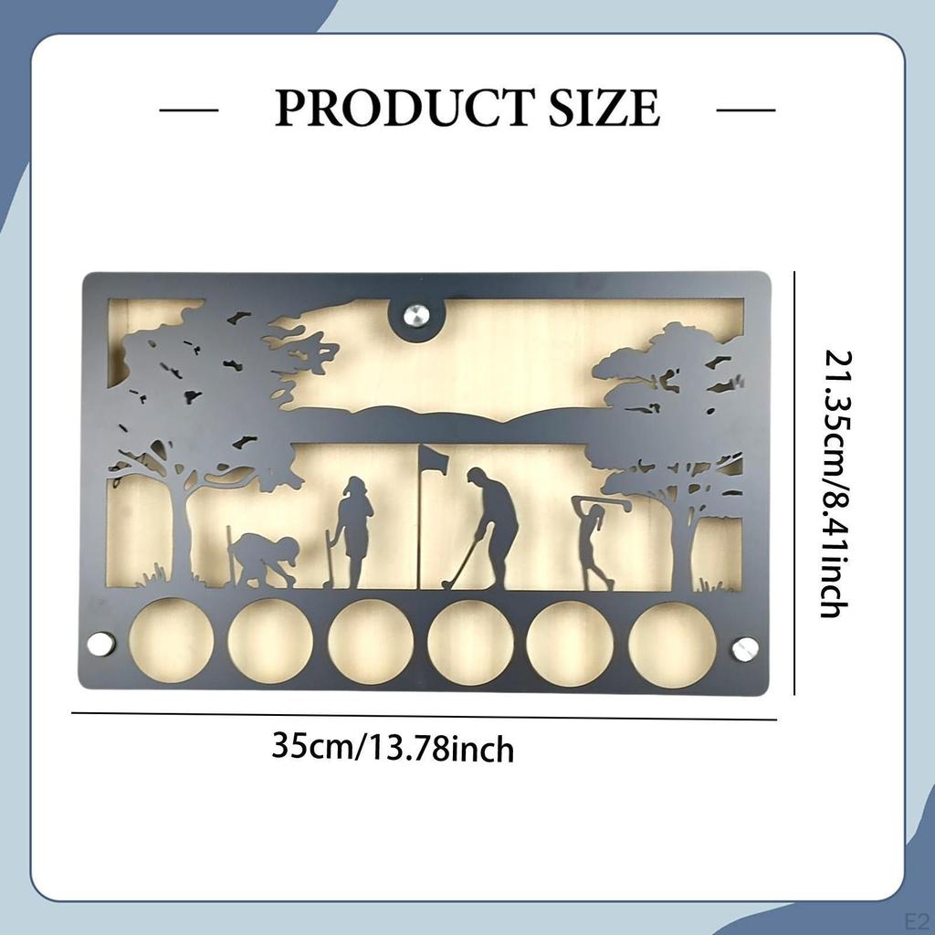 Golf Ball Display Holder Collection Case Creative Golfer Gift Wall Decor Showcase Enthusiasts