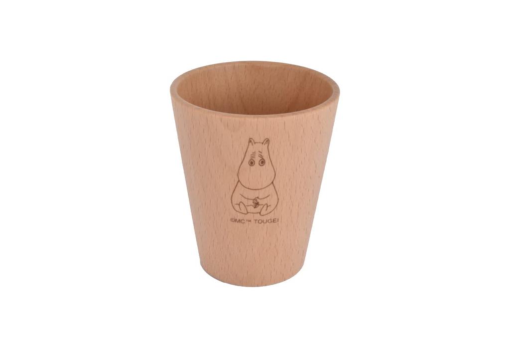 TOUGEI Straight Cup L Made of Natural Wood by Rattan Moomin Series (Moomin) Art,